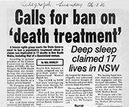 CCHR onthult Deep Sleep Treatment