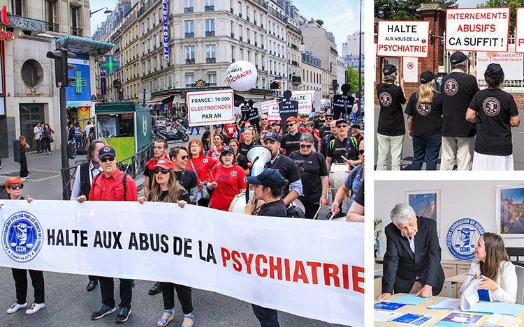 CCHR France denounces abuses involving restraint and seclusion—on the streets, outside hospitals and through reports submitted to government officials.